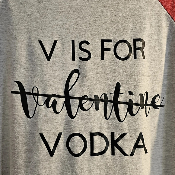 Homemade Valentines Baseball Tee - Picture 3 of 4